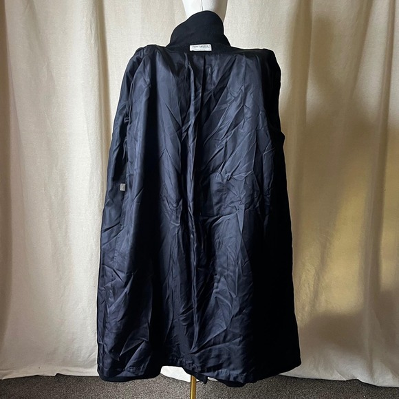 Vintage Forecaster of Boston Black Wool Military Coat USA Size 12 - Picture 6 of 8